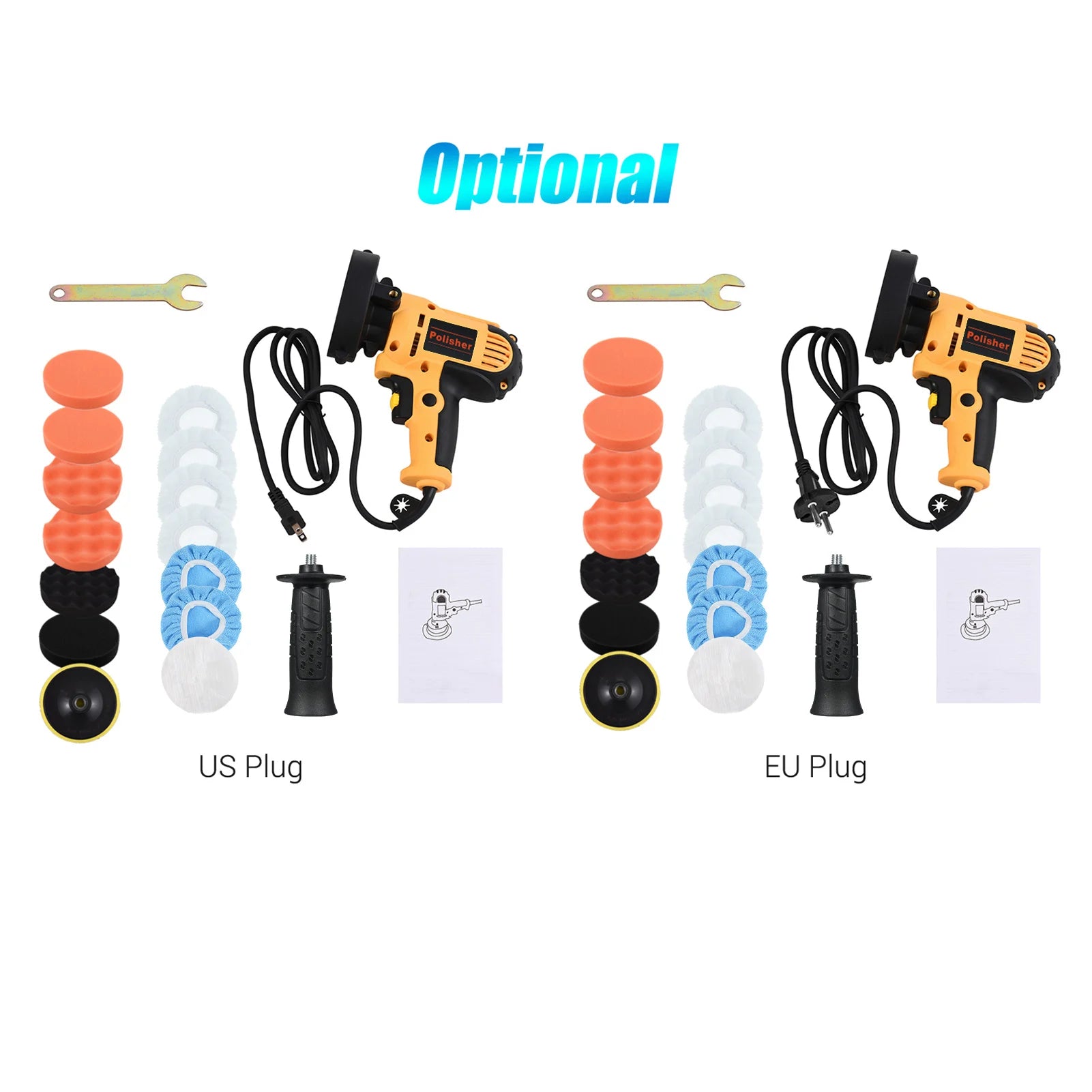 Electric Polisher 5 Inch Car Polishing Kit 700W Variable Speed automotive polisher Waxing Machine Auto Parts Power Tools