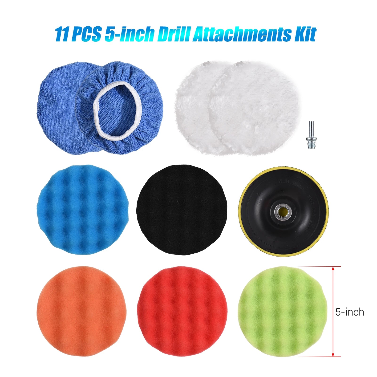 Electric Polisher 5 Inch Car Polishing Kit 700W Variable Speed automotive polisher Waxing Machine Auto Parts Power Tools