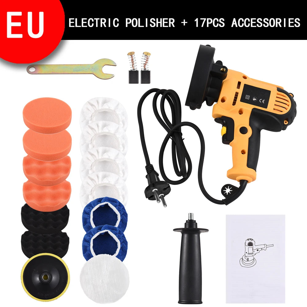 Electric Polisher 5 Inch Car Polishing Kit 700W Variable Speed automotive polisher Waxing Machine Auto Parts Power Tools